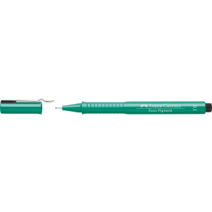 Cienkopis Faber-Castell Ecco Pigment, 0.1mm, zielony