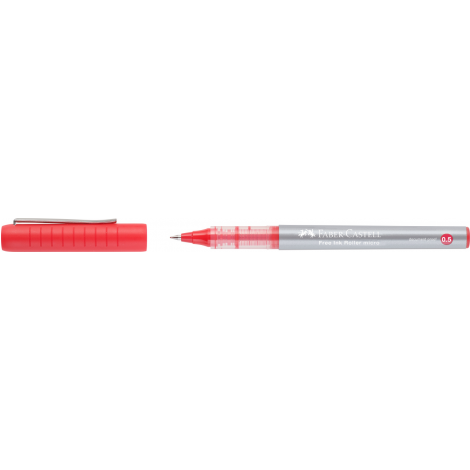 Cienkopis kulkowy Faber-Castell Free Ink, 0.5mm, czerwony - 3