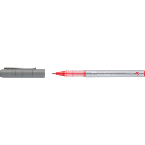Cienkopis kulkowy Faber-Castell Free Ink, 0.7mm, czerwony - 2