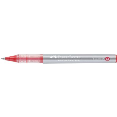 Cienkopis kulkowy Faber-Castell Free Ink, 0.7mm, czerwony