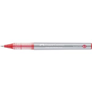 Cienkopis kulkowy Faber-Castell Free Ink, 0.7mm, czerwony