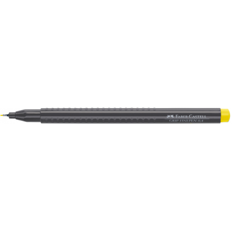 Cienkopis Faber-Castell Grip, 0.4mm, żółty - 2