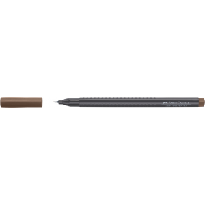 Cienkopis Faber-Castell Grip, 0.4mm, orzechowy