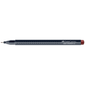 Cienkopis Faber-Castell Grip, 0.4mm, brązowy