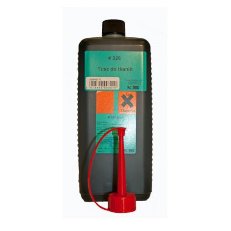 Tusz do tkanin Noris 50ml, Czarny - 2