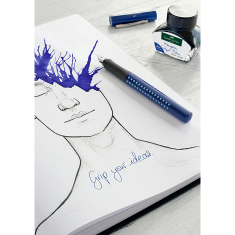Pióro Wieczne Faber-Castell Grip 2010, Granatowe F - 6