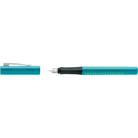 Pióro Wieczne Faber-Castell Grip 2010, Turkusowe F - 2