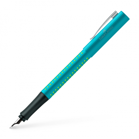 Pióro Wieczne Faber-Castell Grip 2010, Turkusowe F