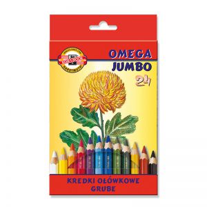 Kredki Koh-i-Noor Omega Jumbo, 24 kolory