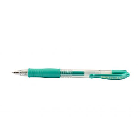 Długopis żelowy Pilot G2 Metallic zielony - 2