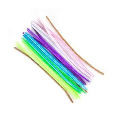 Druciki kreatywne dpCraft 30cm Pastel, 25szt