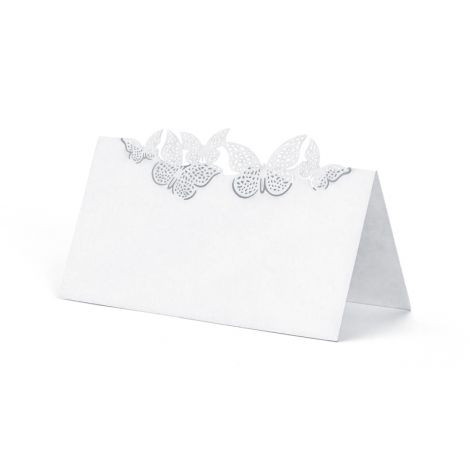 Wizytówki na stół PartyDeco Motylki, 9.2x5.7cm, 10szt