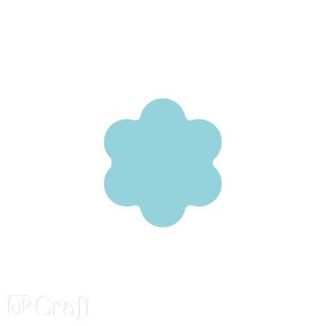 Dziurkacz ozdobny dpCraft do papieru i pianki 1,6cm Kwiatek - 2