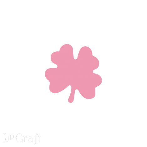 Dziurkacz ozdobny dpCraft do papieru i pianki 2,5cm Koniczyna - 2