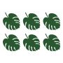 Wizytówki na stół PartyDeco, Aloha Monstera, 6szt - 2