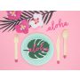 Wizytówki na stół PartyDeco, Aloha Monstera, 6szt - 8