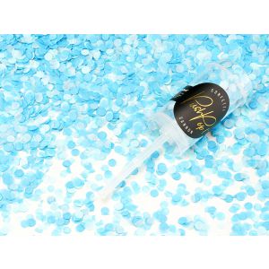 Konfetti Push Pop PartyDeco, niebieskie