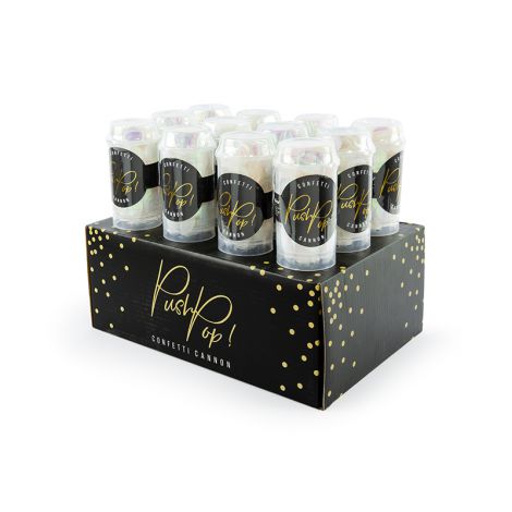Konfetti Push Pop PartyDeco, opalizujące - 3
