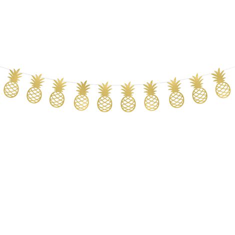 Girlanda Aloha - Ananasy, 10 sztuk