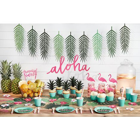 Girlanda Aloha - Ananasy, 10 sztuk - 3