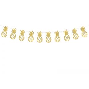 Girlanda Aloha - Ananasy, 10 sztuk