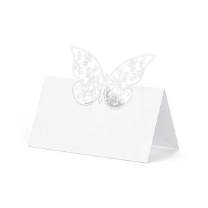 Wizytówki na stół PartyDeco Motyl, 9x7.3cm, 10szt