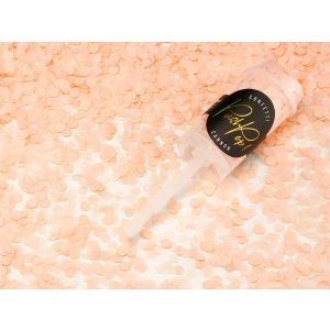 Konfetti Push Pop PartyDeco, brzoskwiniowy