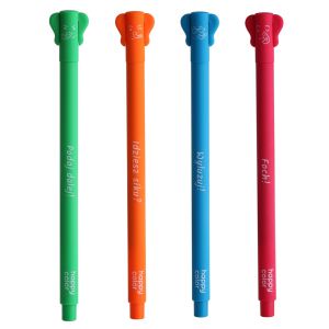 Długopis Happy Color Feeling Elephants, 0.5mm Niebieski