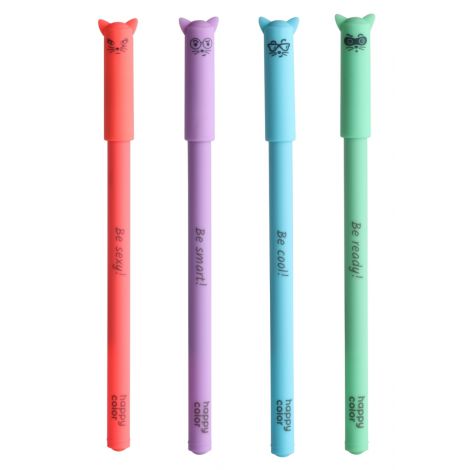 Długopis Happy Color Feeling Cats, 0.5mm Niebieski