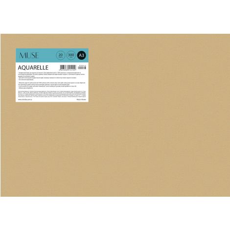 Papier do akwareli PaperHome Muse A3+/20/300g