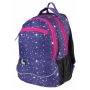 Plecak Easy Spokey Gwiazdki fioletowy - 2