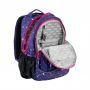 Plecak Easy Spokey Gwiazdki fioletowy - 3