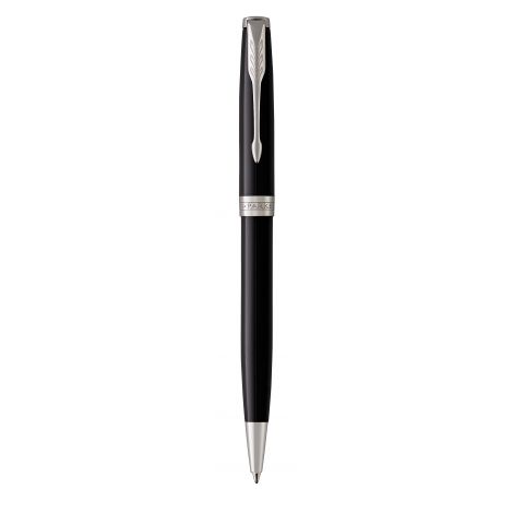 Zestaw Parker Sonnet Duo CT, Pióro kulkowe + Długopis, Black Laquer - 2