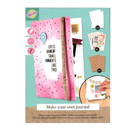 Notatnik DIY Stnux Make your own Journal, Różowy