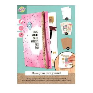 Notatnik DIY Stnux Make your own Journal, Różowy