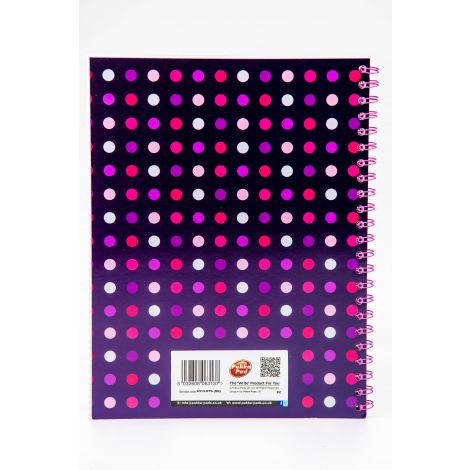 Kołozeszyt Pukka Pad Project Book Jotta Dots A4/100/80g kratka, fioletowy lub niebieski - 2