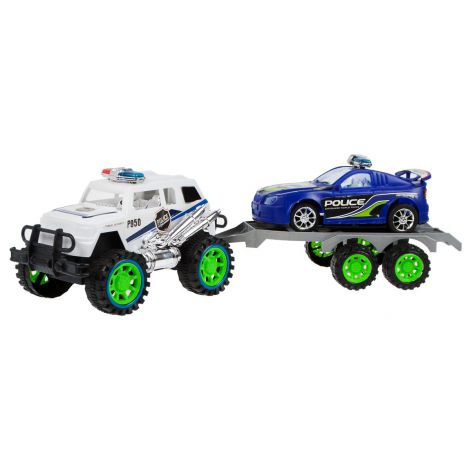 Auto Terenowe Policja Z Lawetą, 52x18x17 cm - 5