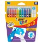 Pisaki Bic Kids Couleur & Erase, 10 kolorów + 2 wymazywacze - 2