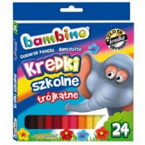 Kredki ołówkowe Bambino, 24 kolory - 2