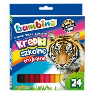 Kredki ołówkowe Bambino, 24 kolory