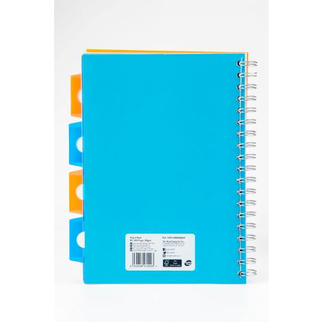 Kołozeszyt Pukka Pad Project Book Neon B5/100/80g kratka, niebieski - 3