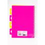 Kołozeszyt Pukka Pad Project Book Neon B5/100/80g kratka, różowy - 3
