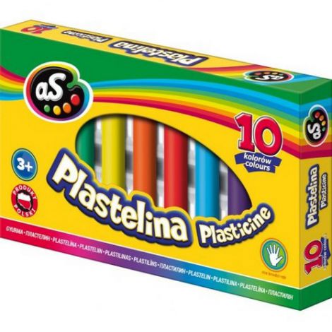 Plastelina As, 10 kolorów