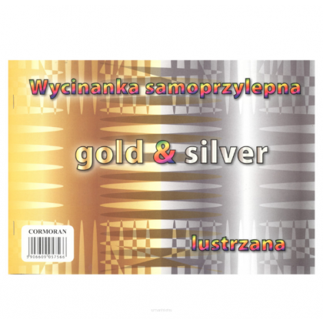 Wycinanka samoprzylepna A4/6 Cormoran Gold & Silver