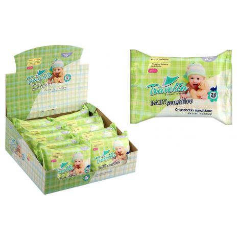 Chusteczki odświeżające Ravi Travella Baby Travel pack, 20szt