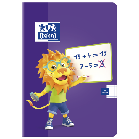 Zeszyt Oxford Lion A5/16 kratka - 4