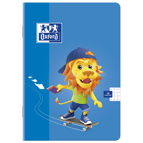 Zeszyt Oxford Lion A5/16 kratka - 6