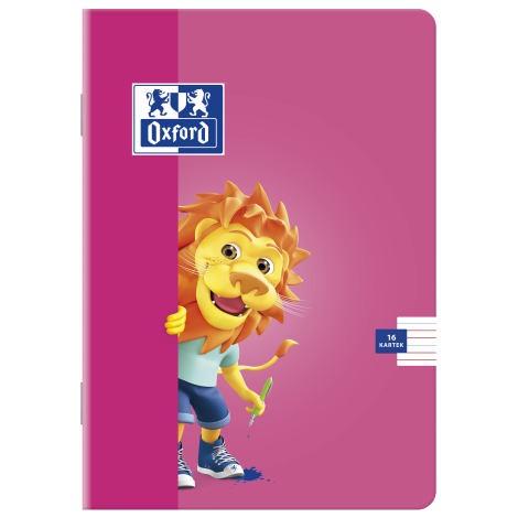 Zeszyt Oxford Lion A5/16 kol. trzylinia - 4