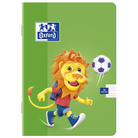 Zeszyt Oxford Lion A5/16 kol. trzylinia - 7