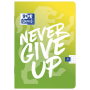 Zeszyt Oxford Never Give Up A5/60 kratka, z marginesem - 4